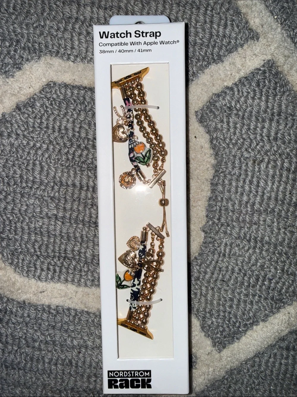 Nordstrom Rack Rose Gold Charm Apple Watch Band 38/40/41mm